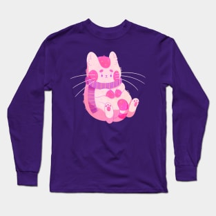 Scarf Cat Long Sleeve T-Shirt